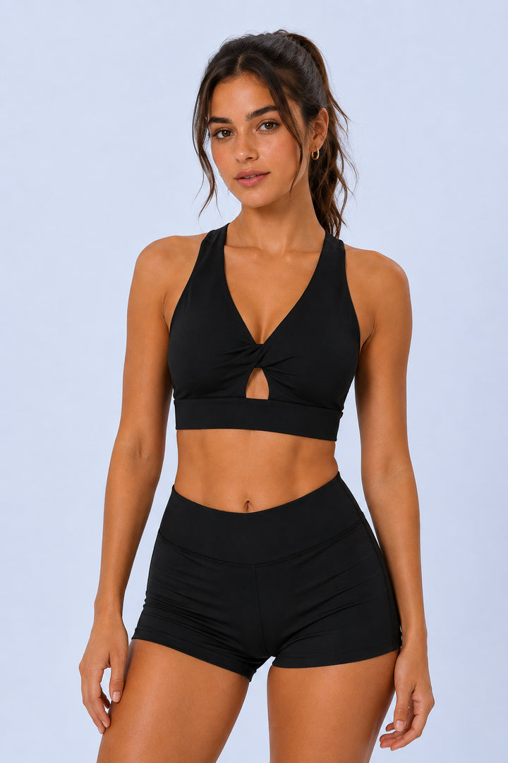 Front Knot Sports Top