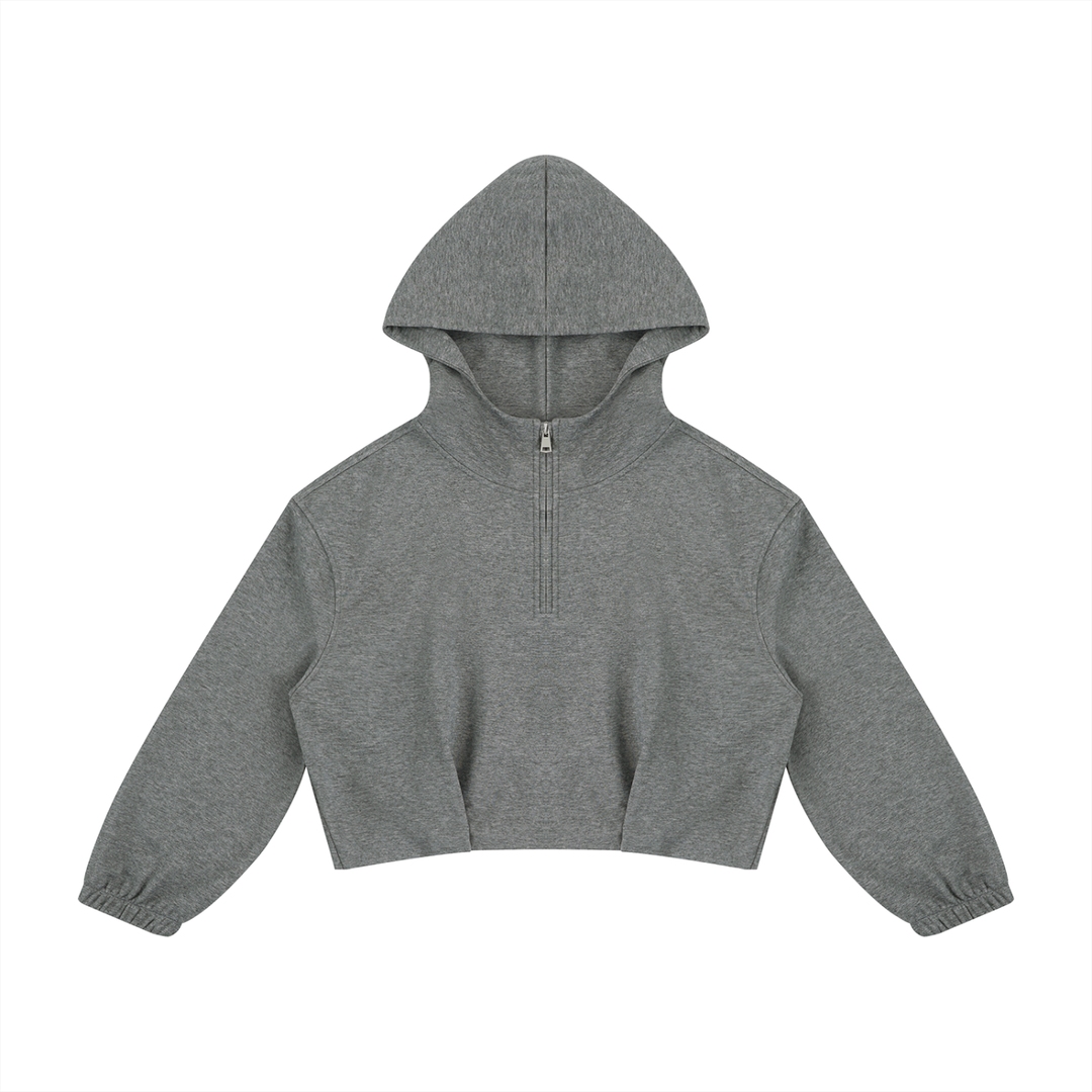 Sudadera Boxy Mujer con Cremallera 1/4