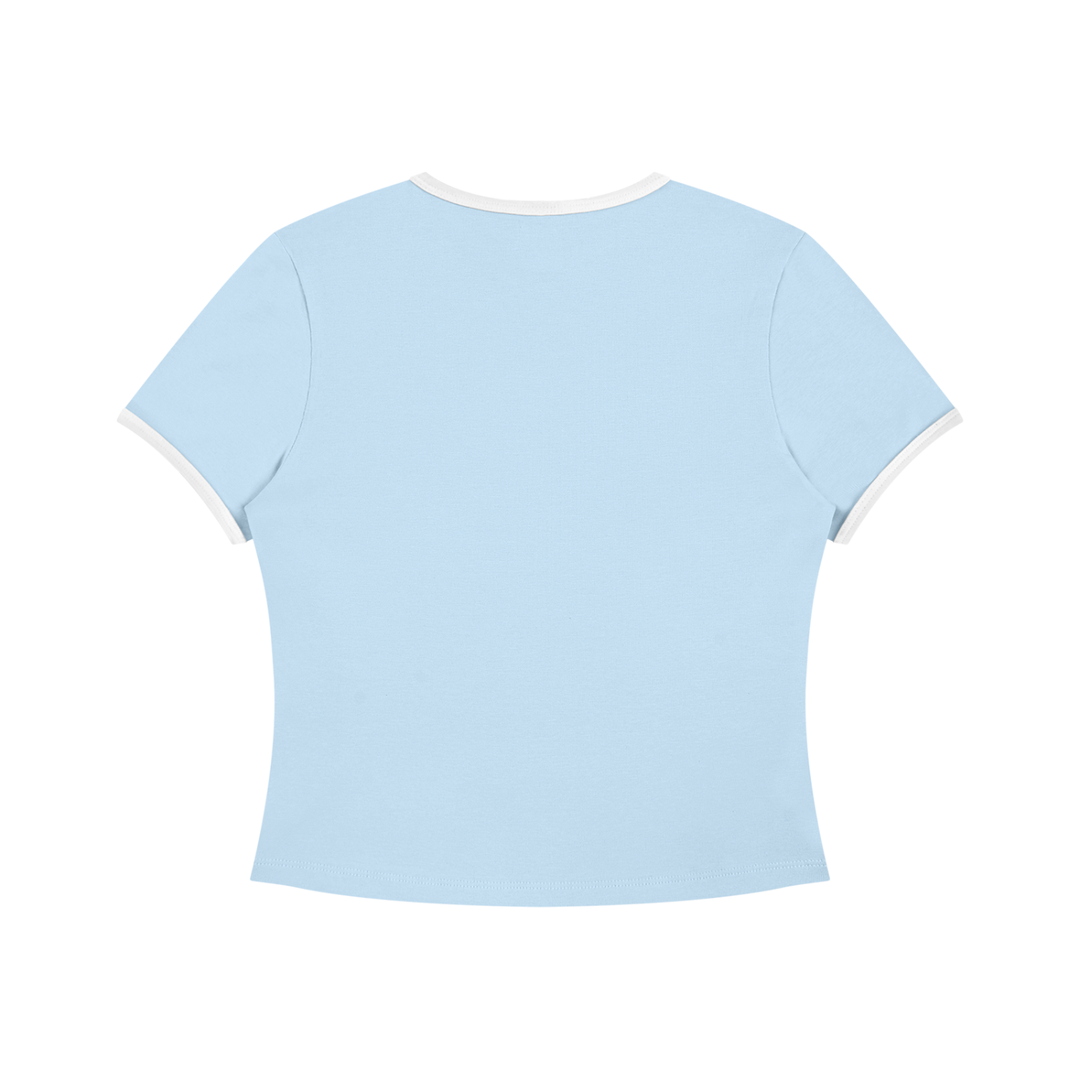 Top Crop Bicolor Mujer