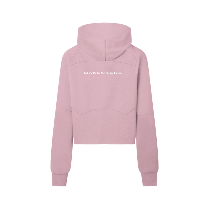 Sudadera Crop Media Cremallera Mujer