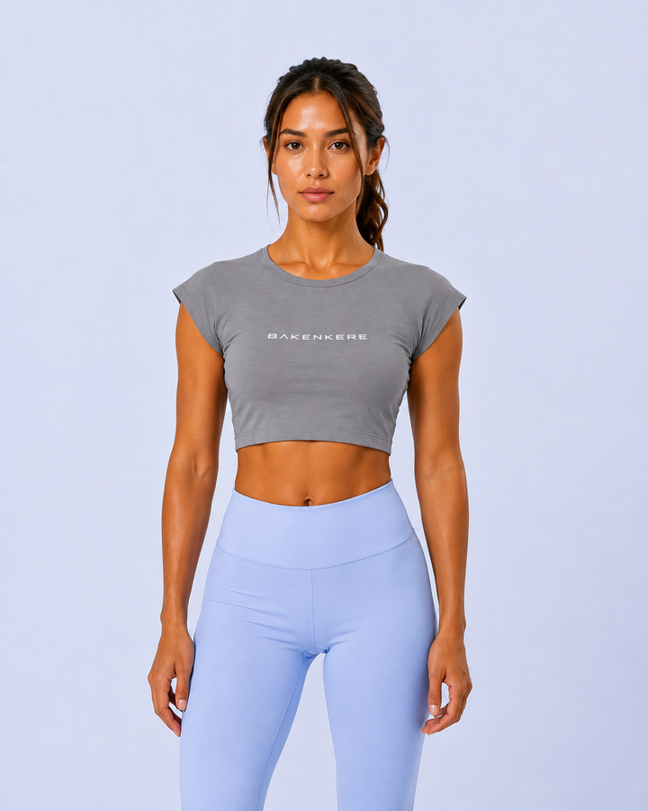 Top Crop Ajustado Mujer