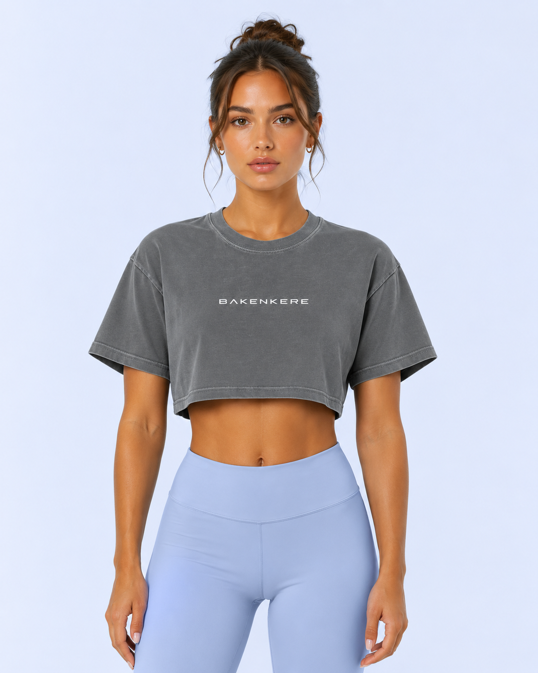Top Crop Efecto Lavado Mujer