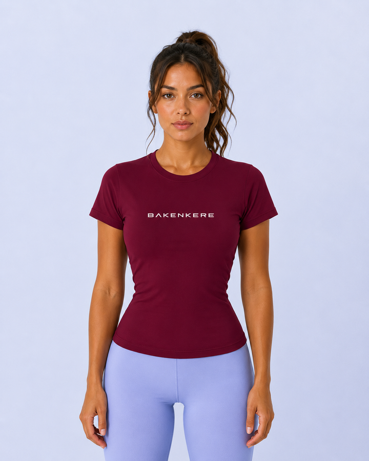 Camiseta Deportiva Ajustada Mujer