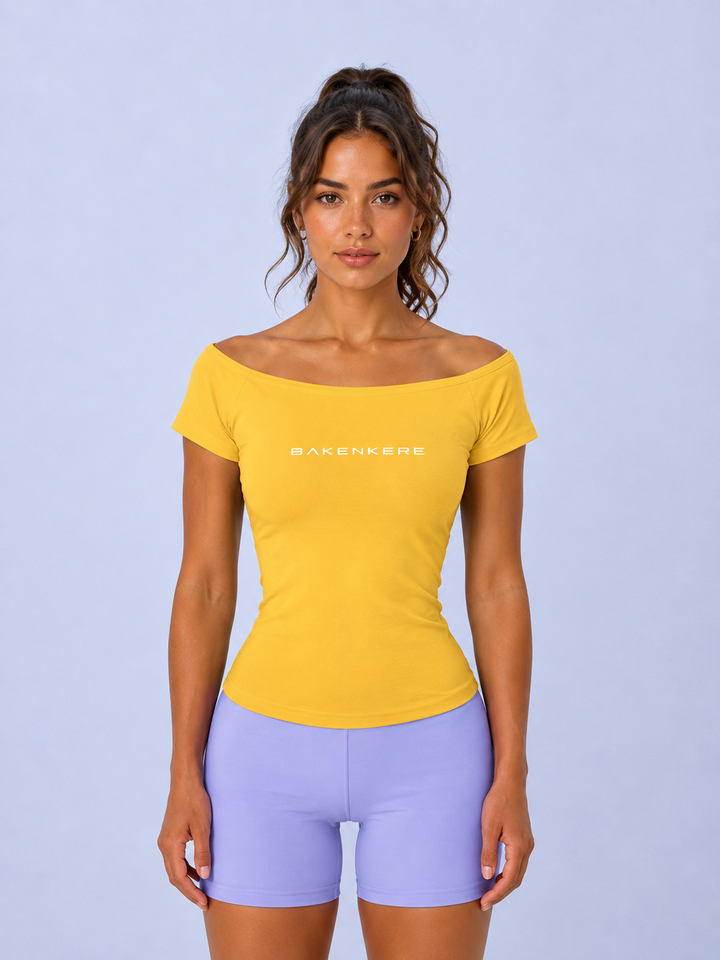 Camiseta Hombros Descubiertos Mujer