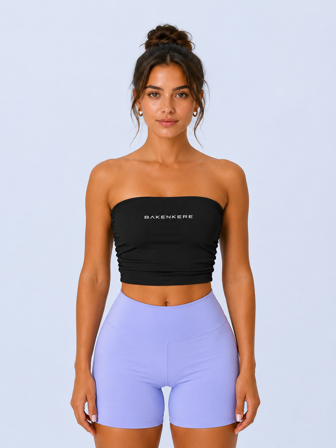 Top Bandeau Fruncido Mujer