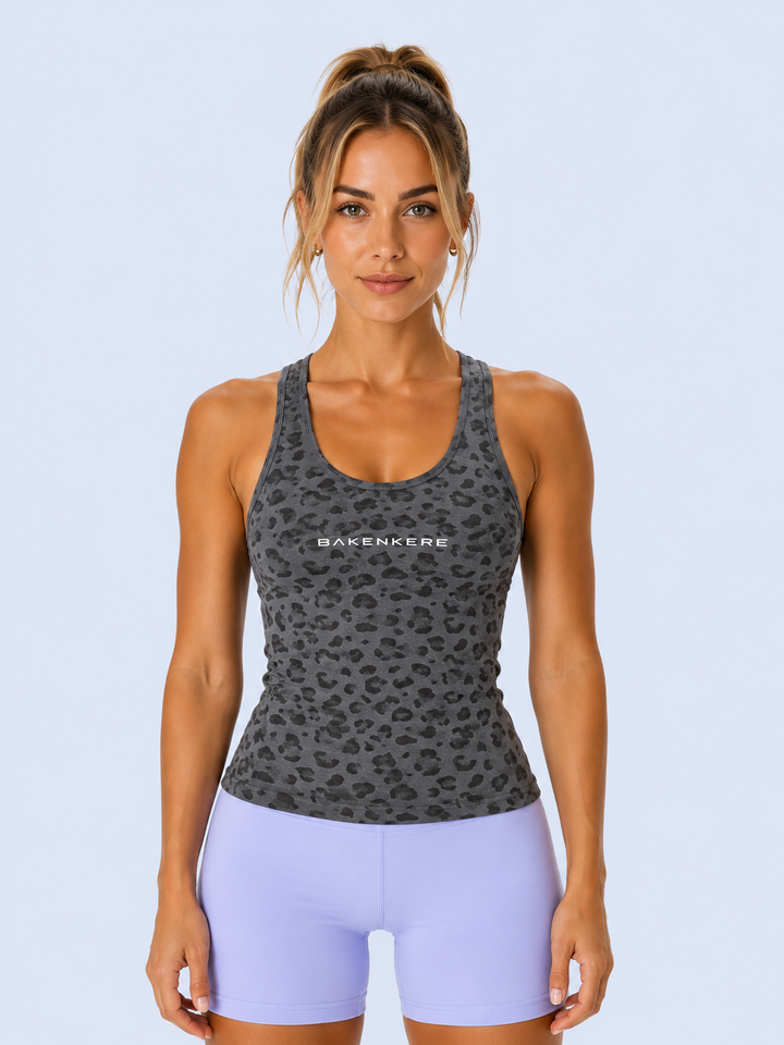 Top de Tirantes Leopardo Mujer