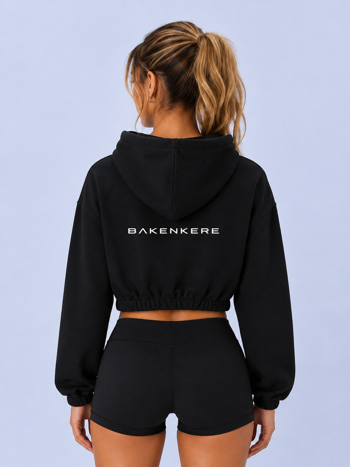 Sudadera Boxy Mujer con Cremallera 1/4