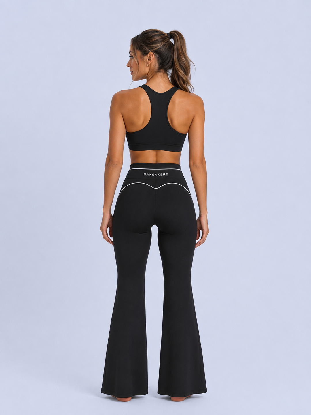 Pantalón Yoga Acampanado Tiro Alto Mujer
