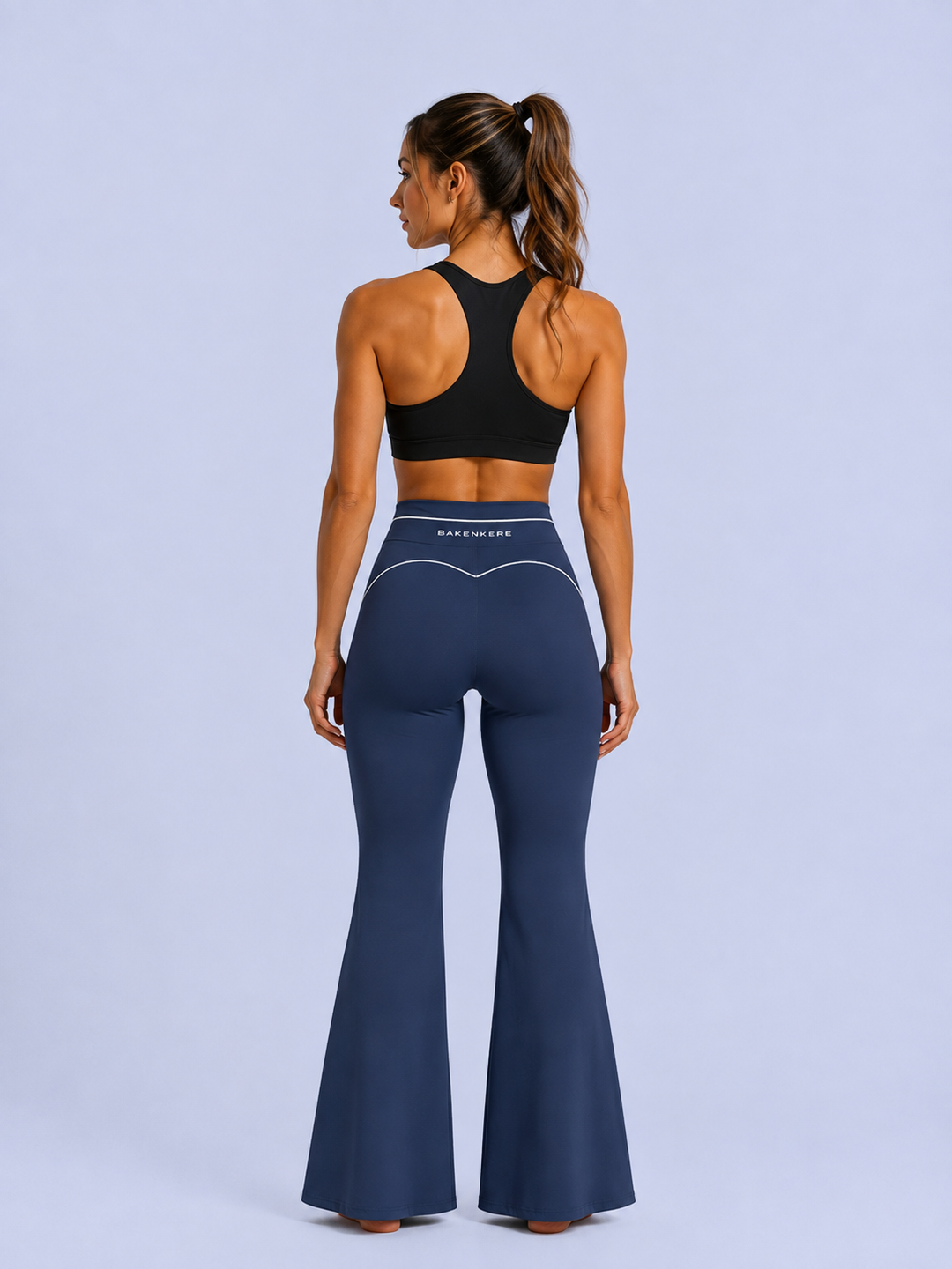 Pantalón Yoga Acampanado Tiro Alto Mujer