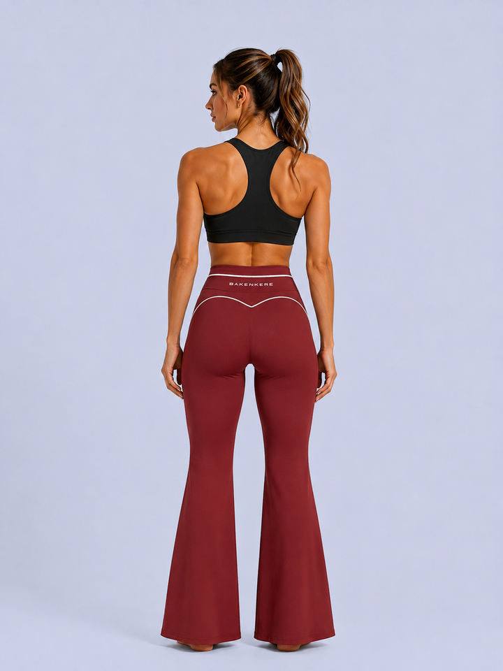 Pantalón Yoga Acampanado Tiro Alto Mujer