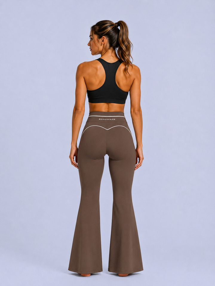Pantalón Yoga Acampanado Tiro Alto Mujer