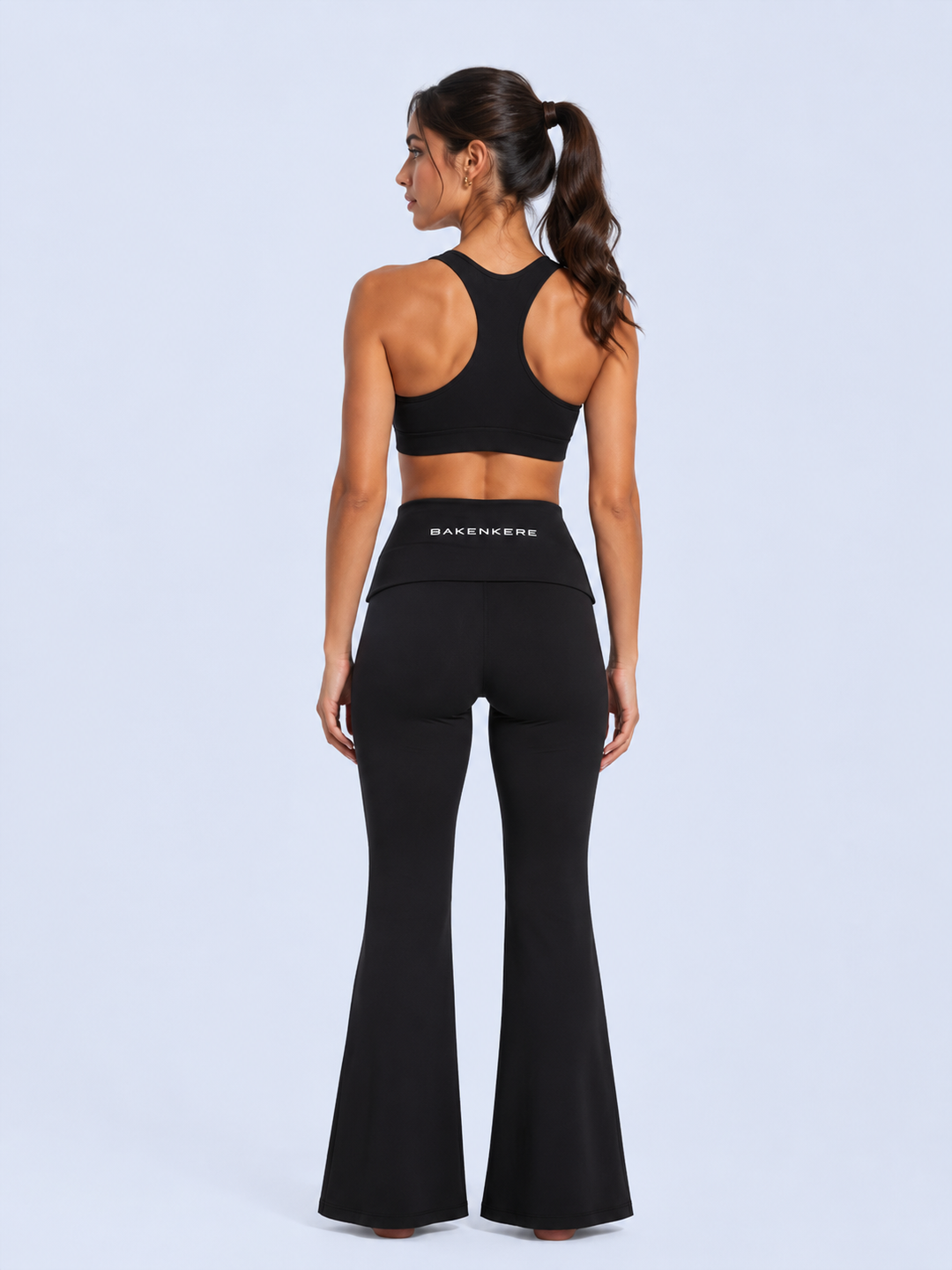 Pantalón Yoga Acampanado Tiro Alto Mujer