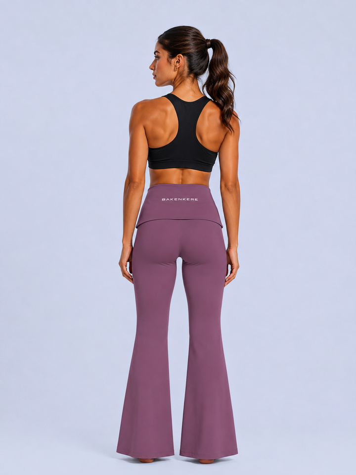 Pantalón Yoga Acampanado Tiro Alto Mujer