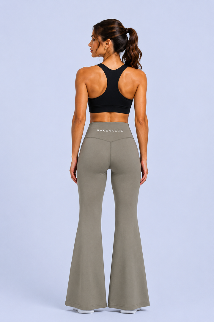 Pantalón Yoga Acampanado con Cordón Mujer