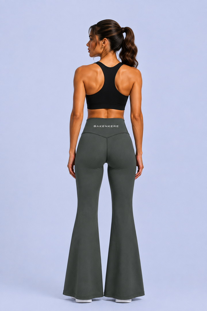 Pantalón Yoga Acampanado con Cordón Mujer