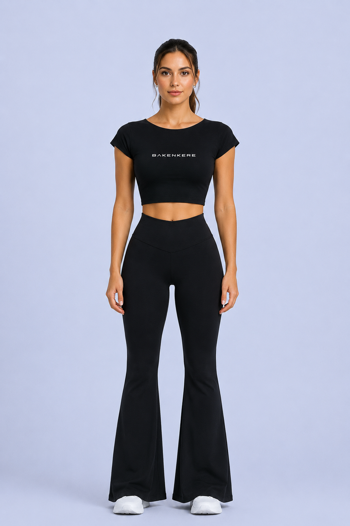 Top Crop Espalda Abierta Mujer