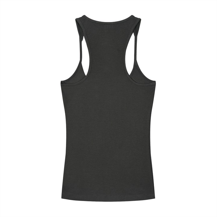 Top Racerback Acanalado Ajustado Mujer