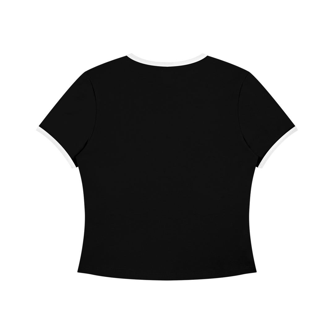 Top Crop Bicolor Mujer