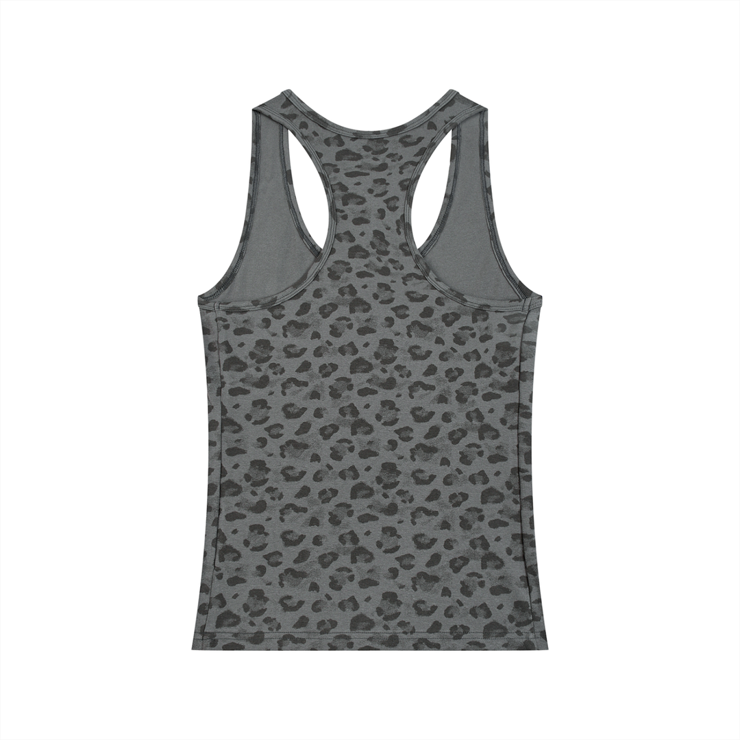 Top de Tirantes Leopardo Mujer